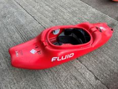 Fluid Flirt Medium Kayak White Water - Red