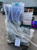 Mixed Colour Mixed Height Trays, Approximately 40