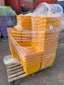 Approx 60 x Yellow Quad Height Trays