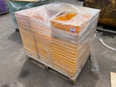 82 x Yellow Double Height Tray