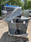 6 x Large Wheelie Bins