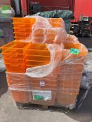 Approx. 150 x Neon Orange Quad Height Trays