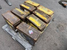 8 x Large Army Ammunition Boxes
