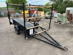 Canoe Trailer with Storage Box