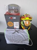 Axor X-Cross Adventure Yellow/red motorcycle helmet, size XXlarge, RRP £139.99