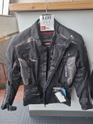 Bike It Burhou Black all season motorcycle adventure jacket, size large, RRP £89.99