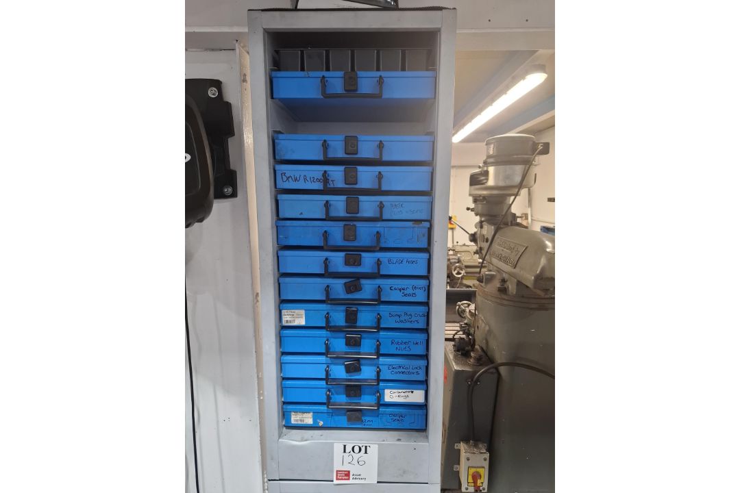 Two small part storage cabinets as lotted - Image 2 of 4