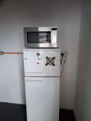 Domestic Bosch fridge freezer and LG microwave