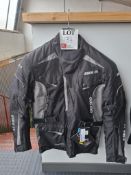 Bike It Burhou Black all season motorcycle adventure jacket, size medium, RRP £89.99