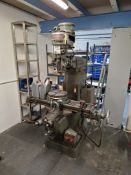 Adcock-Shipley Bridgeport Milling machine with Elliot machine vice