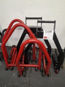 Seven assorted bike stands as lotted