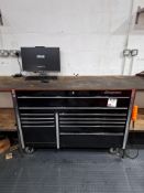 Snap-on Black eleven drawer mobile tool cabinet