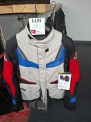Macna Rancher Large Grey/Red/Blue motorcycle jacket, RRP £115.99
