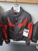 Macna Ranhcer Black/Red motorcycle jacket, size Xlarge, RRP £115.99