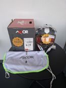 Axor X-Cross Adventure White/red motorcycle helmet, size Xlarge, RRP £139.99