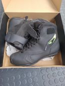 Bike It Bandido Black motorcycle boots, size UK11, RRP £99.99