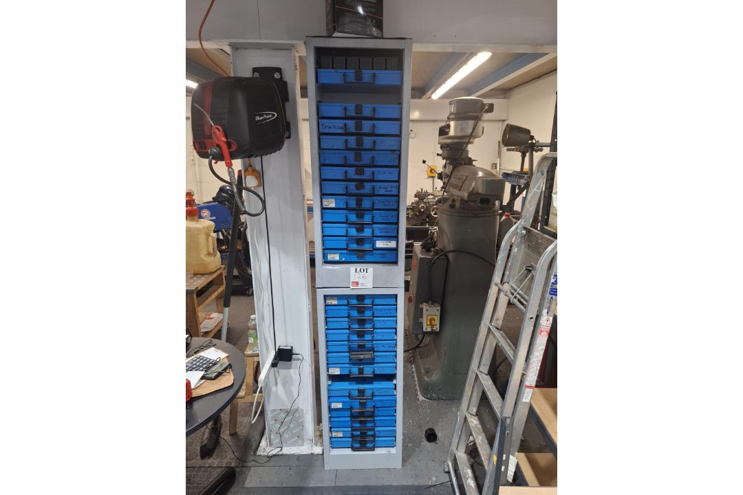 Two small part storage cabinets as lotted - Image 1 of 4