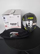 Nolan N80-8 Wanted Flat lava grey motorcycle helmet, size large, RRP £249.99