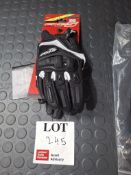 Five RSI Advanced Black motorcycle gloves, size XXlarge, RRP £99.99