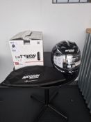 Nolan N60-6 Wiring Black motorcycle helmet, size large, RRP £189.99
