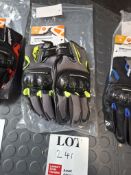 Ixon Grey motorcycle gloves, size Xlarge, RRP £64.99