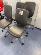 4 x Verco Grey Leverest Office Chairs