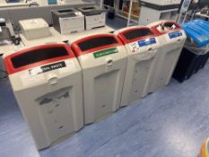 4 x recycling bins