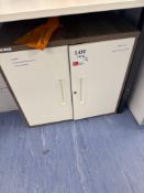 5 x wooden 2 door lockable unites (excluding contents)