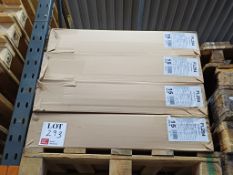 Pallet of finished stock comprising approx. 6 boxes of FL294 - 15CM WHITE CUBE