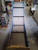 ST Machinery Ltd electric mobile incline flighted component conveyor (2012)