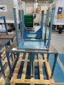 6 x various steel fabricated work tables, to pallet