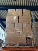 Pallet of finished stock comprising;