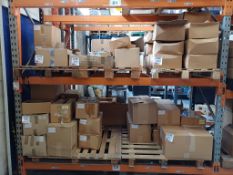 Remaining contents to bay of various finished stock including various spikes, balloon weights, bottl