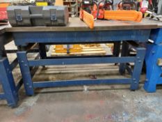 Crown Lindley Bros steel marking out table