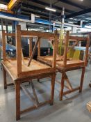 4 x various timber production tables