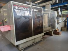 Negri Bossi V480 (4800H-3250) injection moulding machine, 480-tonne (1998)