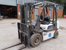 Nissan FD02A250 fork lift truck (diesel), 2.5-tonne container