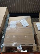 Pallet of finished stock comprising approx. 3 boxes of FL122 - SIZE 5 VASE METALLIC GREEN