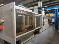 Negri Bossi V530 (5300H-4100) injection moulding machine, 530-tonne (2002)