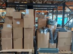 2 pallets of various finished stock including flan dishes, troughs, trays etc.