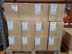 Pallet of finished stock comprising circa 24 x boxes of FL069 - 240mm BULB BOWL - GREEN