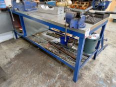 Steel fabricated workbench