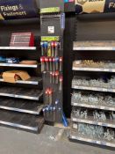 Contents of display unit to include various SDS drill bits as lotted