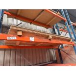 Nine sheets of 18mm tongue and groove OSB board sheets size 2440 x 610mm