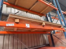 Nine sheets of 18mm tongue and groove OSB board sheets size 2440 x 610mm