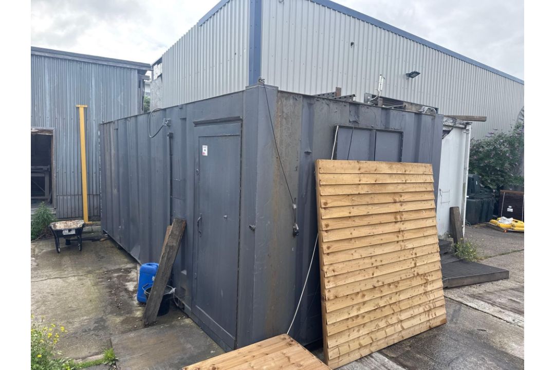 Cabin Depot purpose built 20' shipping container used as a trade counter with contents to include e - Image 1 of 8