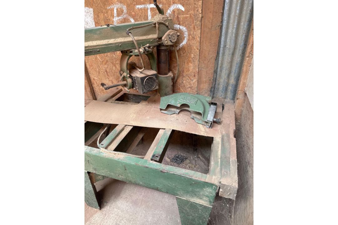 Wadkin cross cut/radial arm saw, suitable for spares and repair - Image 3 of 5