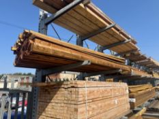 Eighty Five lengths of 3m triangle treated arris rails