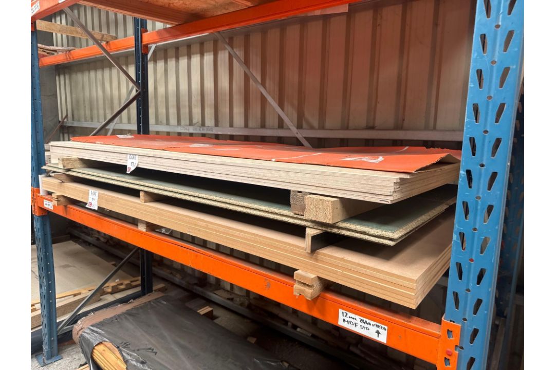 Seven sheets of 12mm Birch board sheet size 2440 x 1220mm - Image 1 of 2