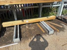 Four lengths of 3m treated C24 boards 210x45mm